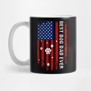 USA American Flag Fathers Day 4th of July Baldy Mug